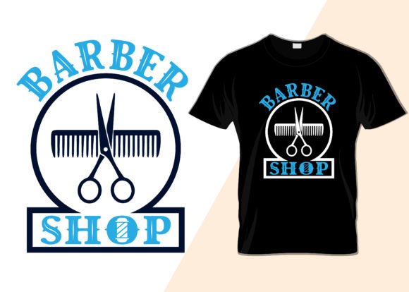 Barber Shop Graphics for T-Shirt Designs