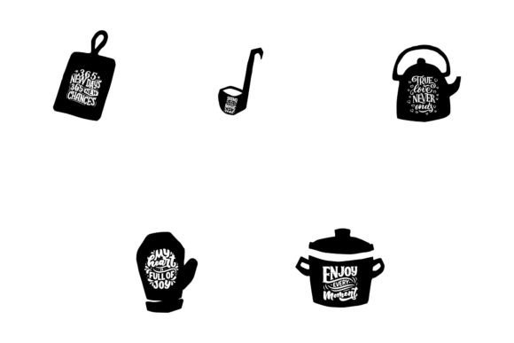 Cookware with Quote: Graphics & Illustrations for Editorial Impact