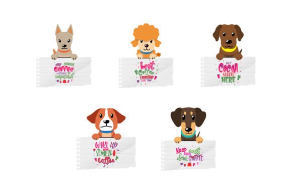 Dog in Quote Board: Graphics & Illustrations for Sellers