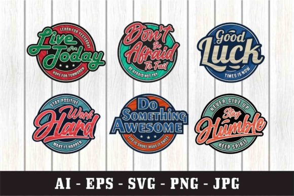 Lettering Quote Motivational Part 1: Graphics & Illustrations