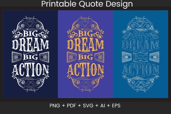 Quote Design for Label Frame T-shirt: Graphics & Print Templates